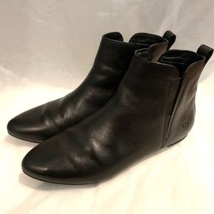 Black Born leather ankle boots 7.5